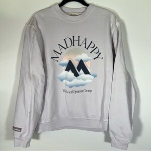 Madhappy Lavender Graphic Crewneck Sweatshirt